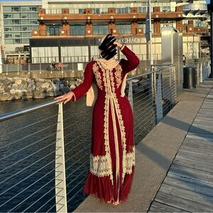 Moroccan kaftan maxi dress hijabi